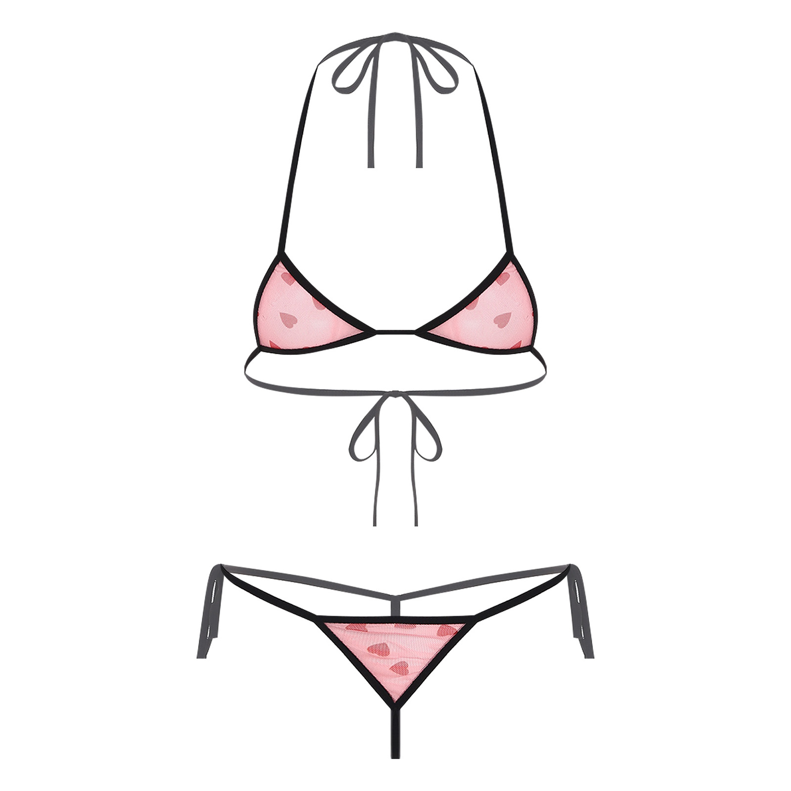 ชุดชั้นในบิกินี่ไมโครมินิสำหรั - Lace Bralette Set บทวิจารณ์และราคา
