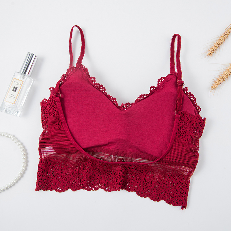 3D ชุดชั้นในไร้รอยต่อบราทรงสปอ - Lace Bralette Set บทวิจารณ์และราคา