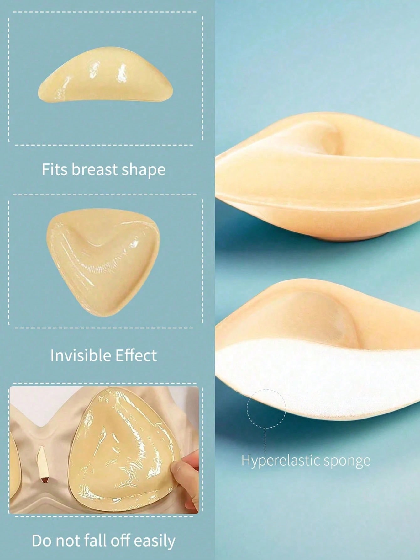 เทปยกทรงแบบสองด้านชนิดใช้ซ้ำได - Strapless Bra Adhesive บทวิจารณ์และราคา