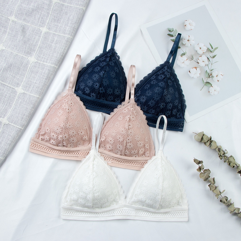 เซ็กซี่ Floral Lace Bra Top สํ - Lace Bralette Set บทวิจารณ์และราคา