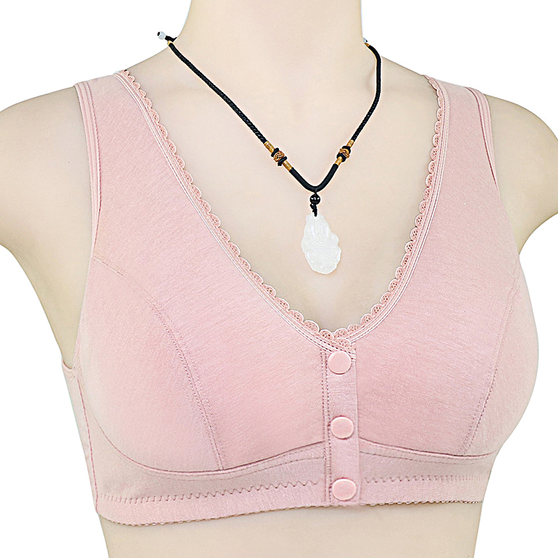 บราผ้าฝ้ายแบบปิดด้านหน้าเต็มตั - Wirefree Bra Comfort บทวิจารณ์และราคา